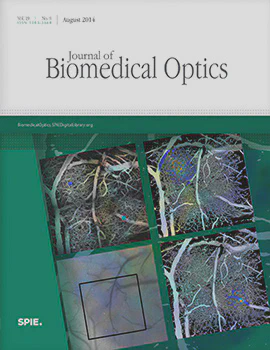 Featured on cover of *Journal of Biomedical Optics*