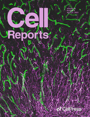 Featured on cover of *Cell Reports*